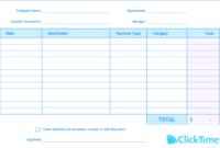 015 Free Microsoft Word Expense Report Template Screenshot for Microsoft Word Expense Report Template