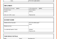 016 Vehicle Accident Report Form Template Doc Ideas Incident inside Vehicle Accident Report Template