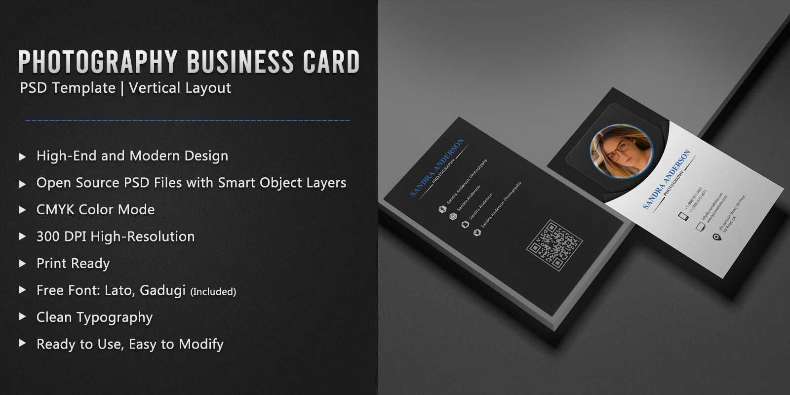 035 Free Photography Business Card Templates Photoshop with Photography Business Card Template Photoshop