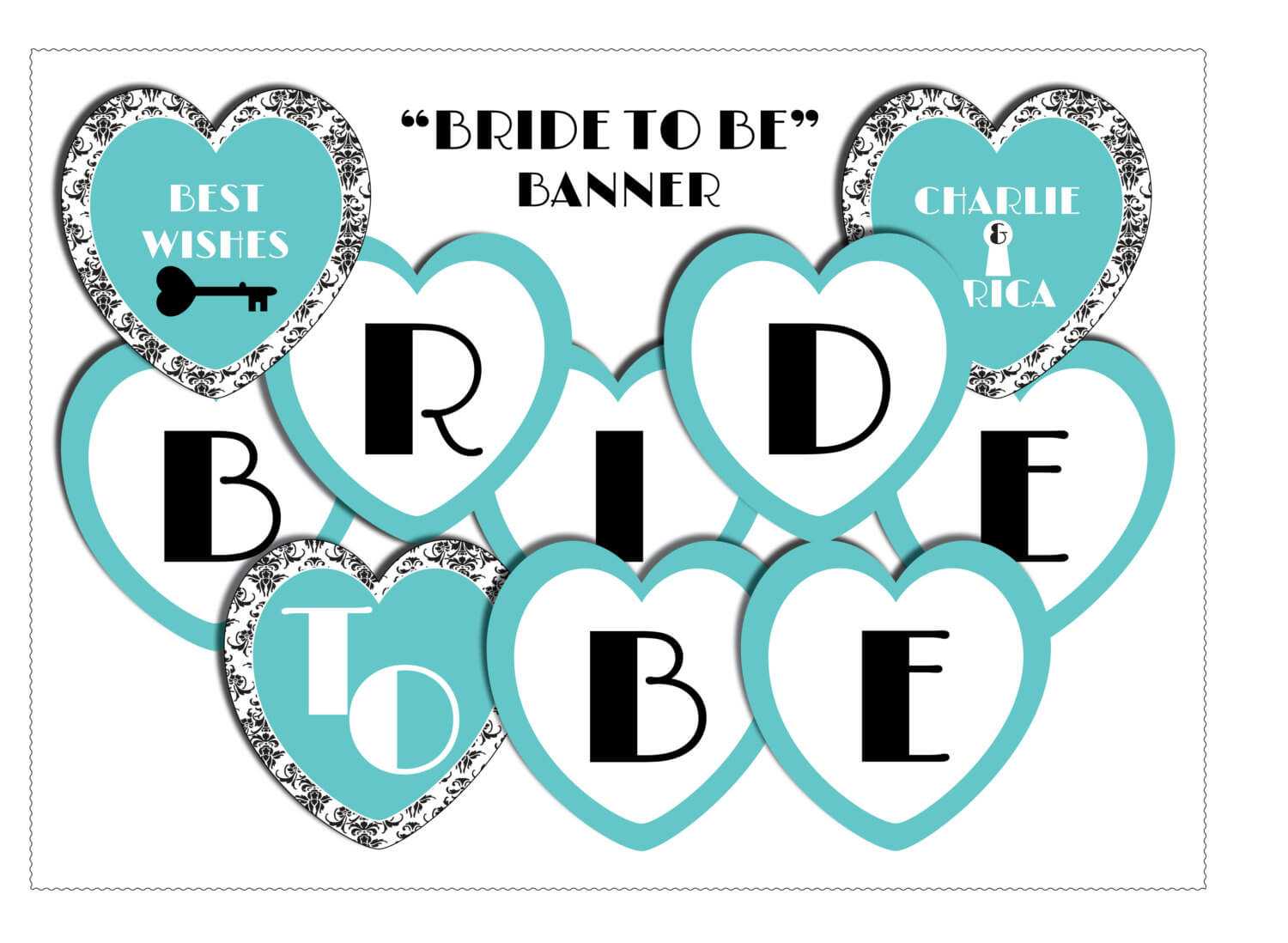 11 Best Photos Of Bride To Be Banner Template - Diy Bridal pertaining to Free Bridal Shower Banner Template