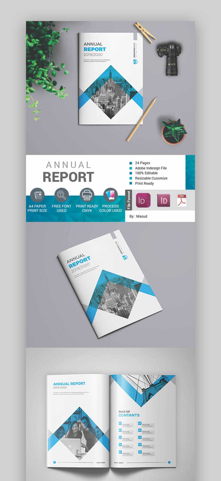 25+ Best Annual Report Templates - With Creative Indesign with regard to Summary Annual Report Template