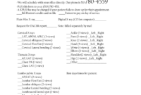 Chiropractic X Ray Report Template - Fill Online, Printable with Chiropractic X Ray Report Template