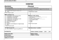 Cyber Security Incident Report Template | Templates At for Information Security Report Template