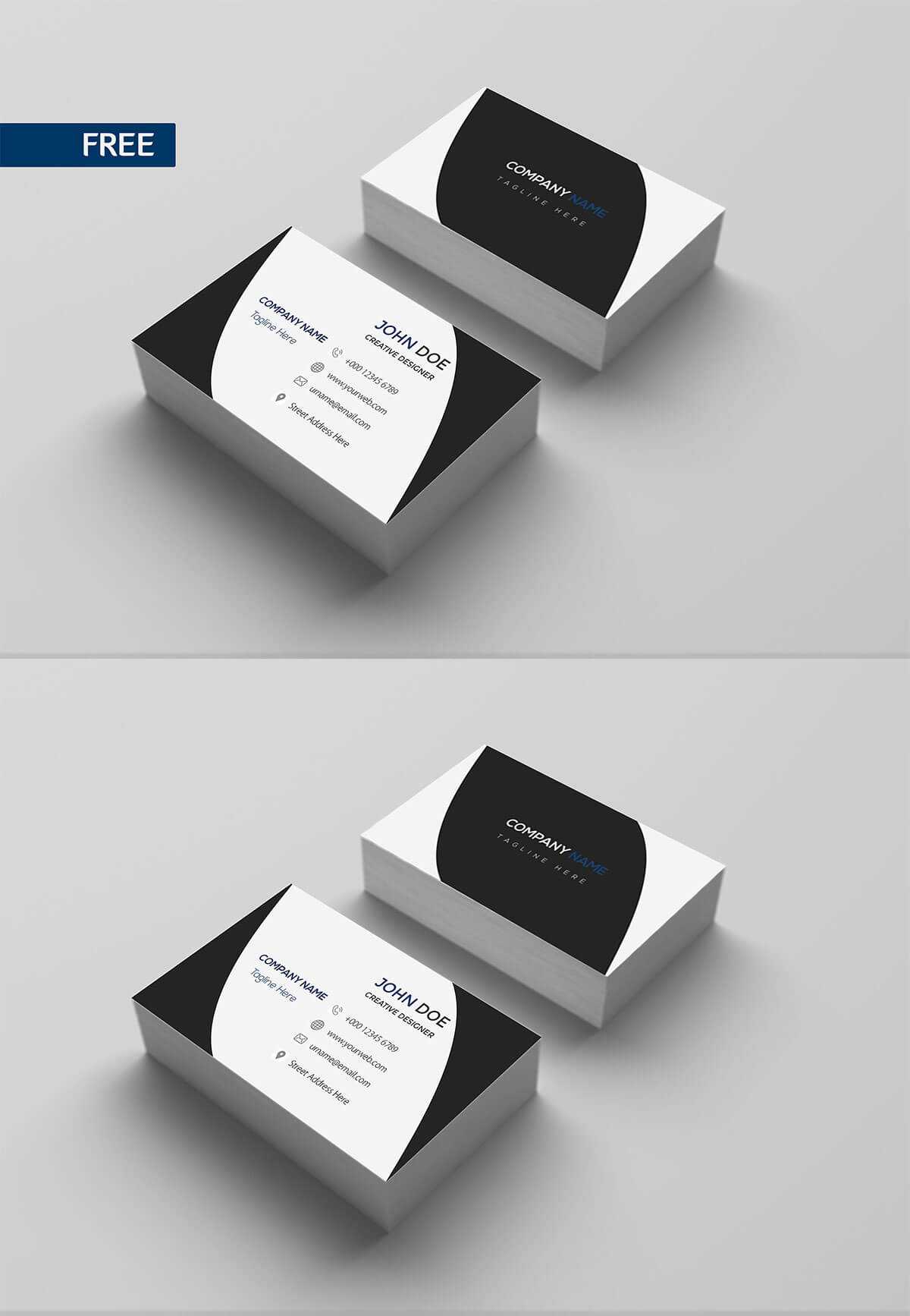 Free Print Design Business Card Template - Creativetacos for Buisness Card Template