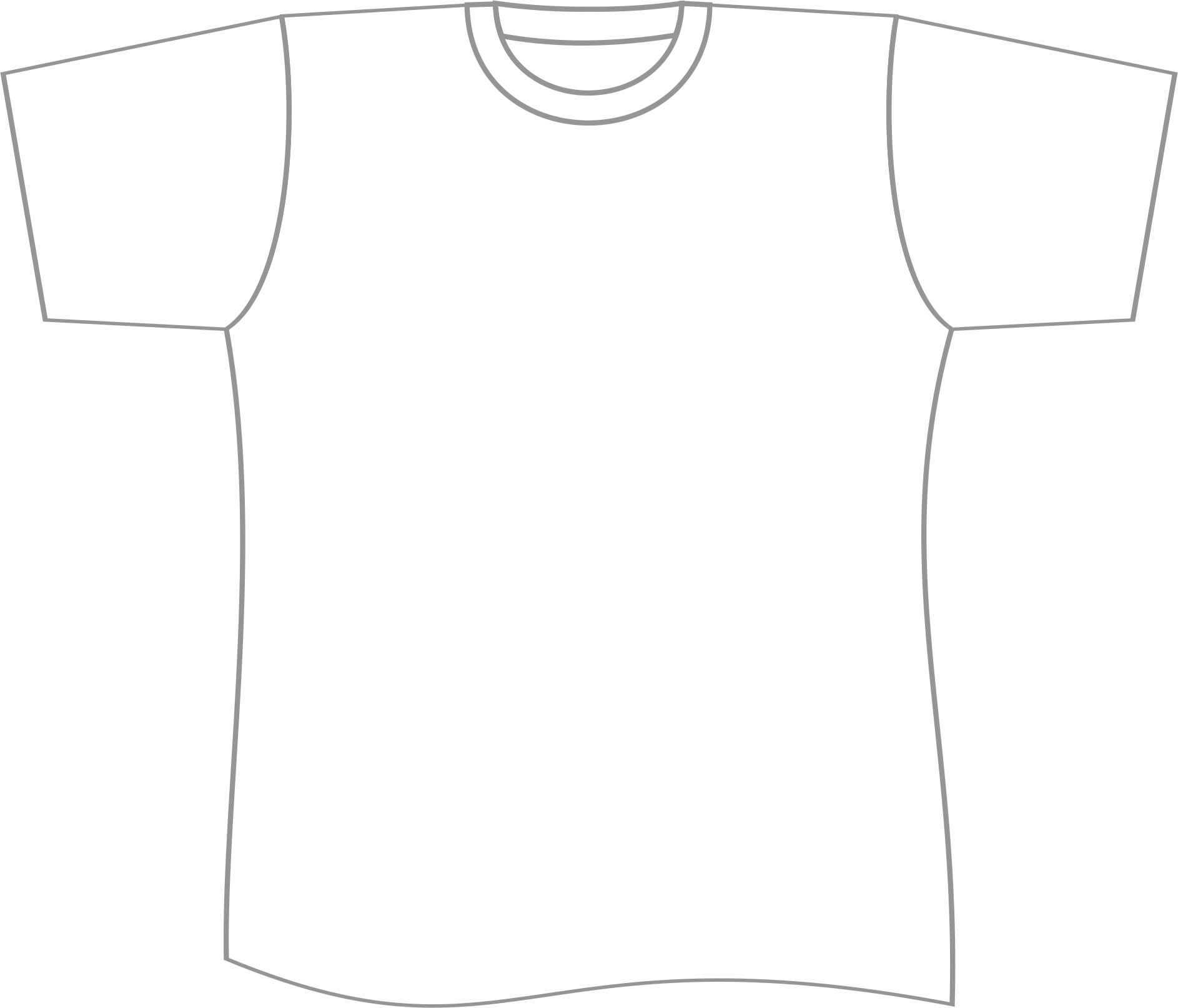 Free T Shirt Template Printable, Download Free Clip Art intended for Blank Tshirt Template Pdf