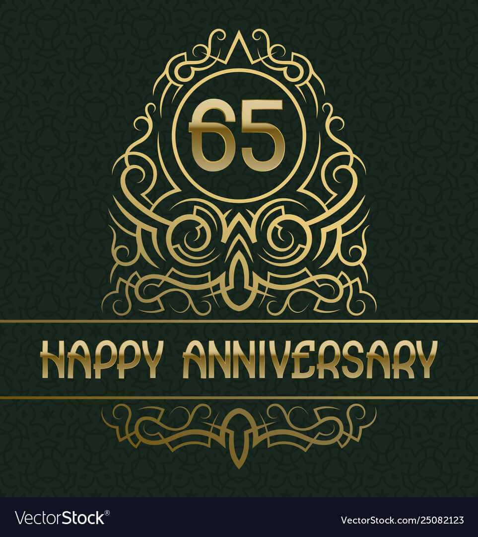 Happy Anniversary Greeting Card Template For intended for Template For Anniversary Card