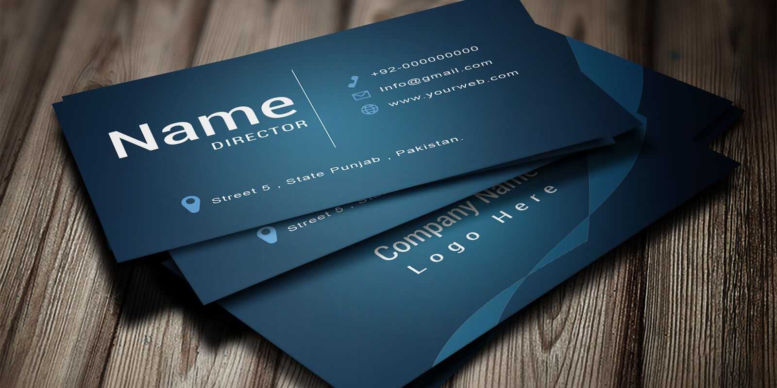 Modern Business Card Template with Buisness Card Template