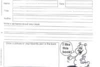 Summer Book Report - Mrs. Kozlowski's First Grade with regard to First Grade Book Report Template